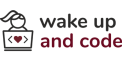 wake up and code logo